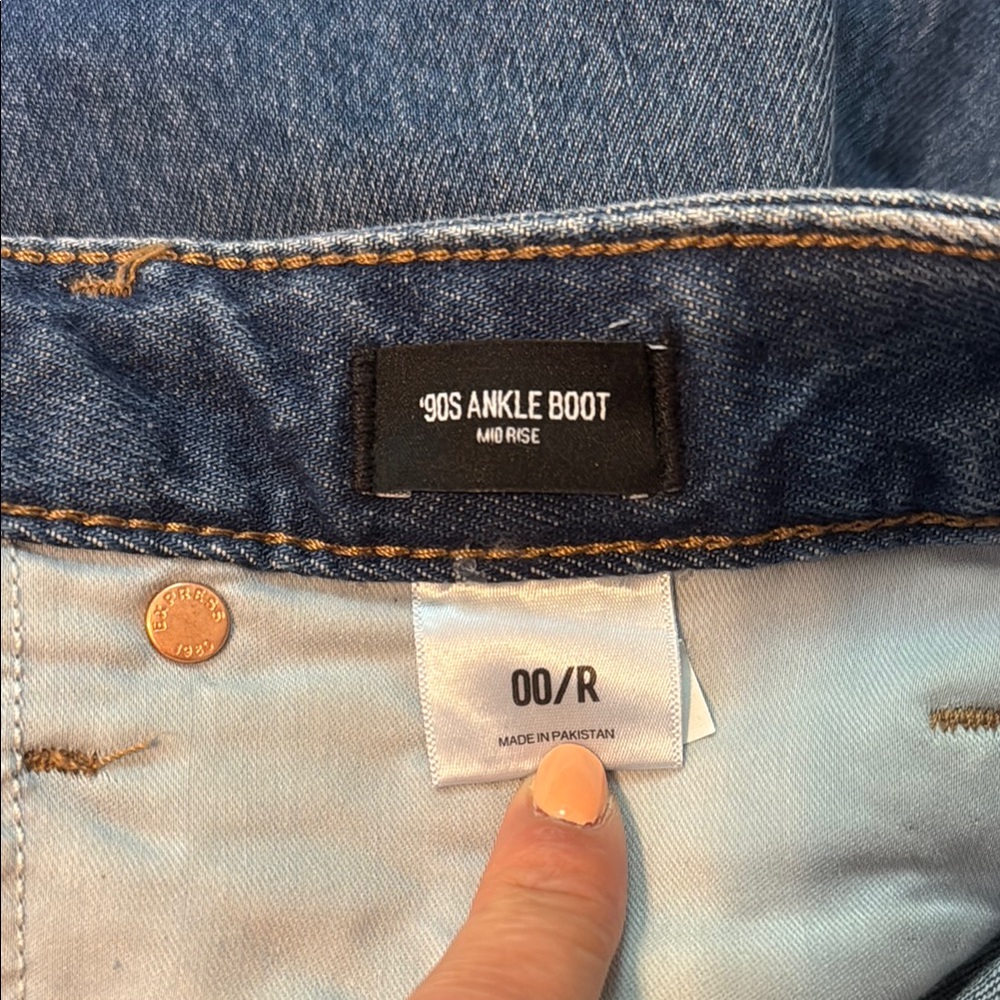 Distressed Blue Jeans - Picture 2 of 4